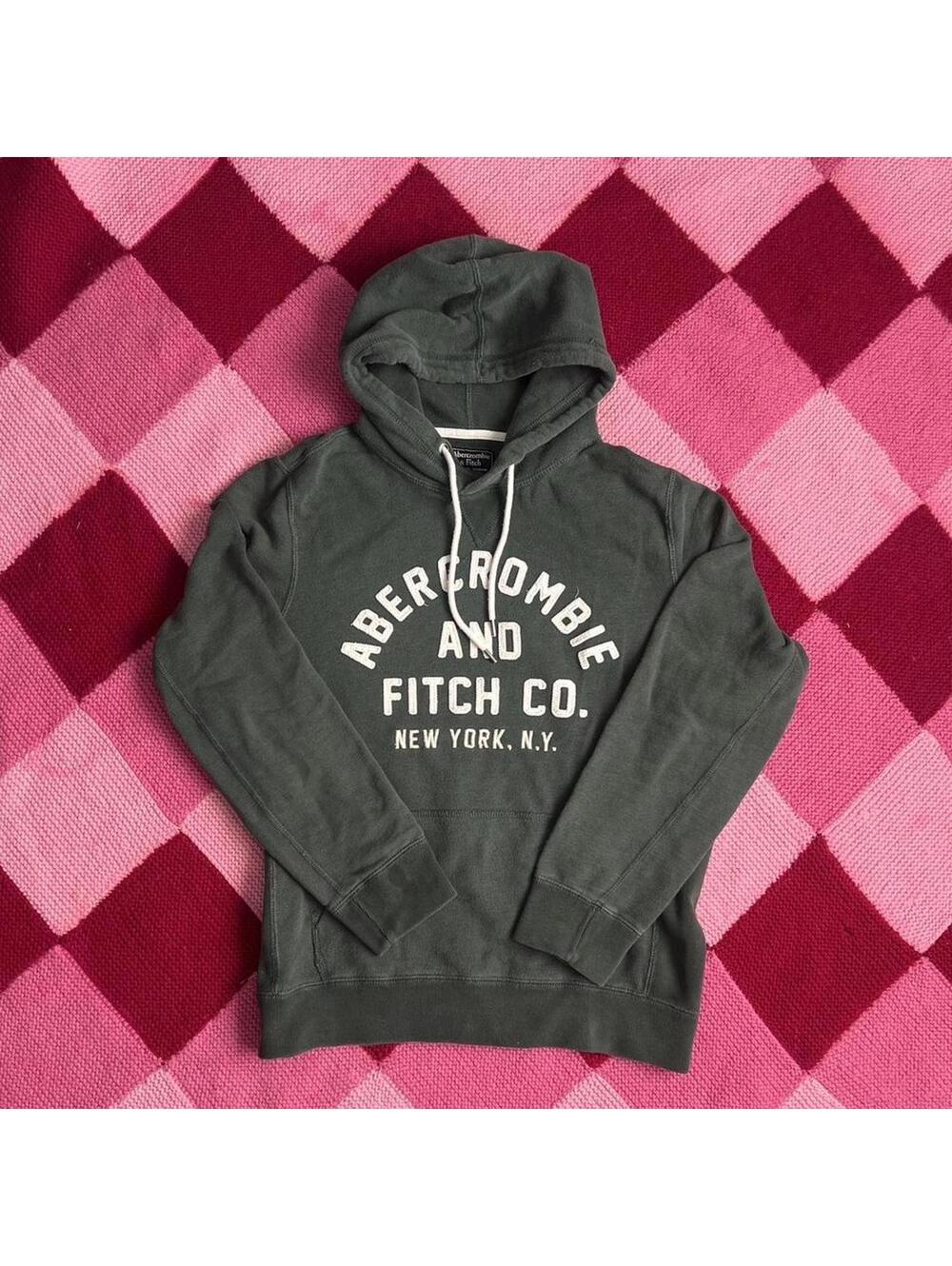 Abercrombie & Fitch green hoodie